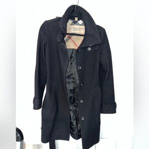 Burberry Brit Women’s Pea coat black size 2